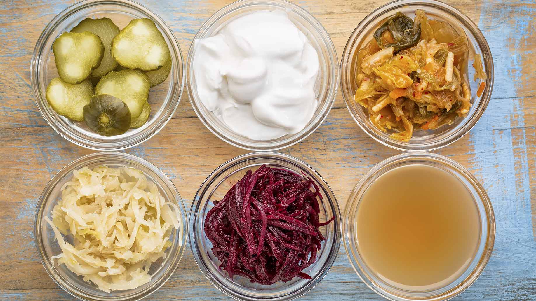 probiotics acne yogurt kimchi fermented gut health bacteria sauerkraut natural remedies