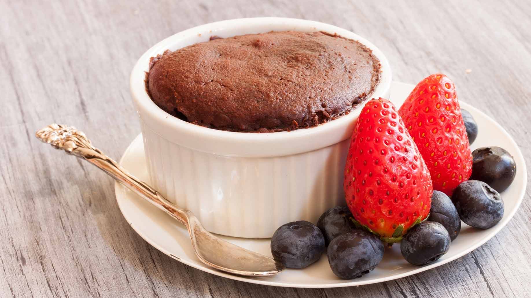chocolate mug cake healthy snack ideas