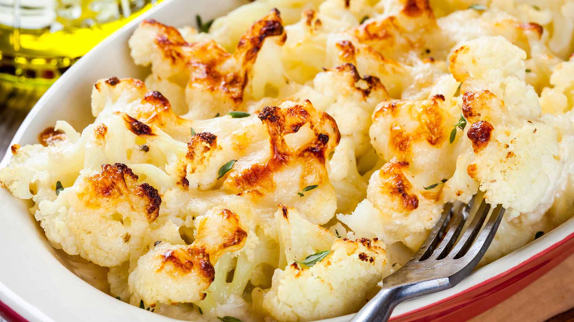 parmesan roasted cauliflower cheese healthy snack ideas