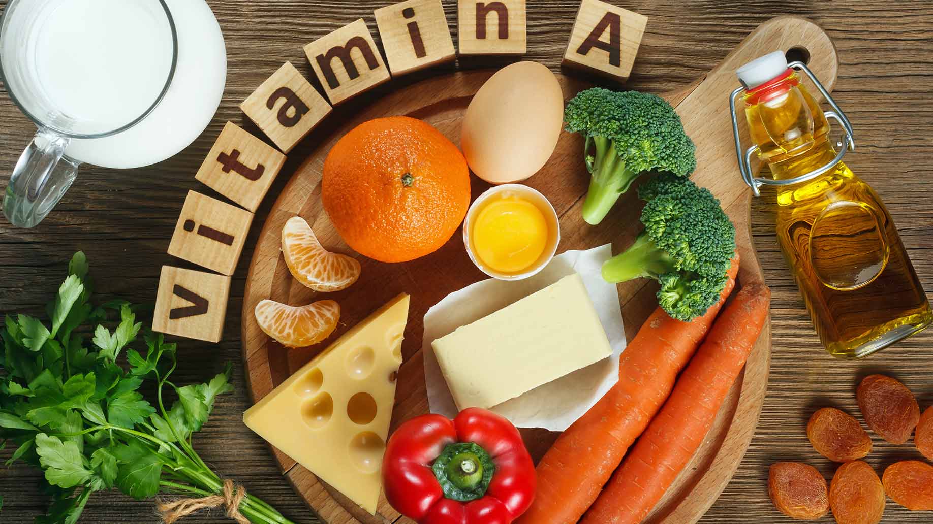 leaky gut vitamin a orange milk eggs broccoli carrots natural remedies