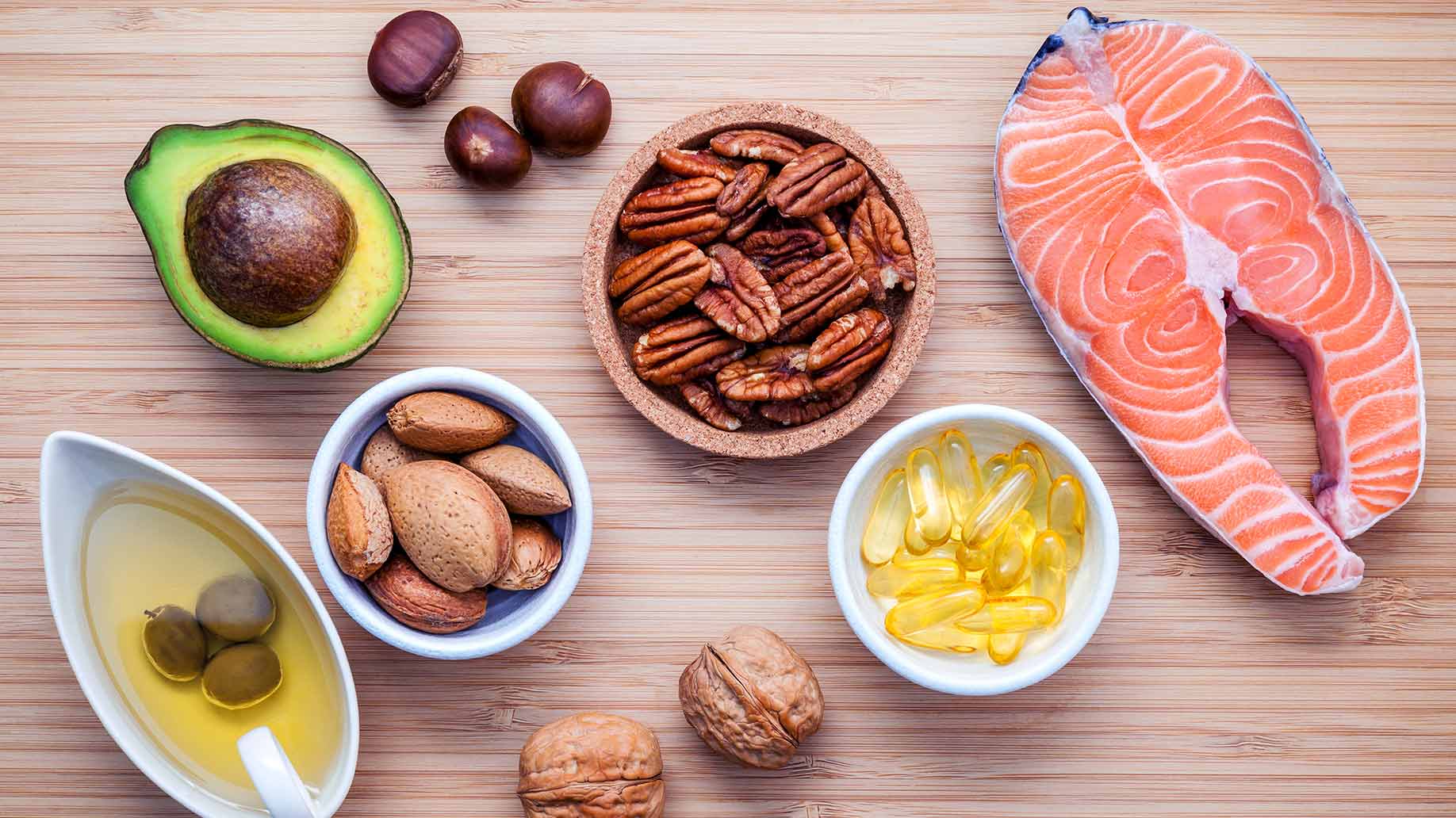 dha omega 3 fatty acid walnuts salmon chestnut avocado memory loss natural remedies
