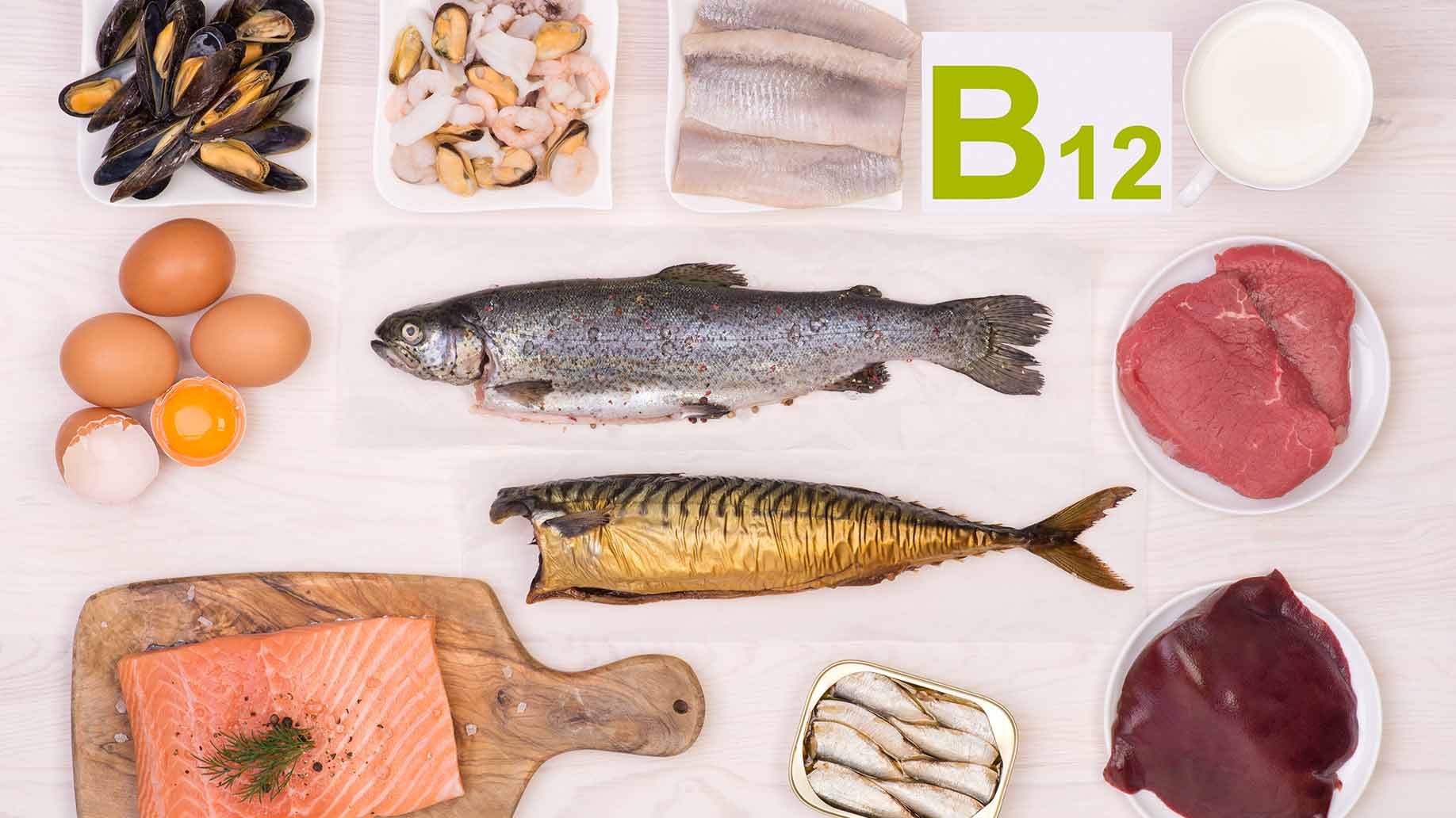 vitamin b12 fish salmon eggs liver mussels memory loss natural remedies